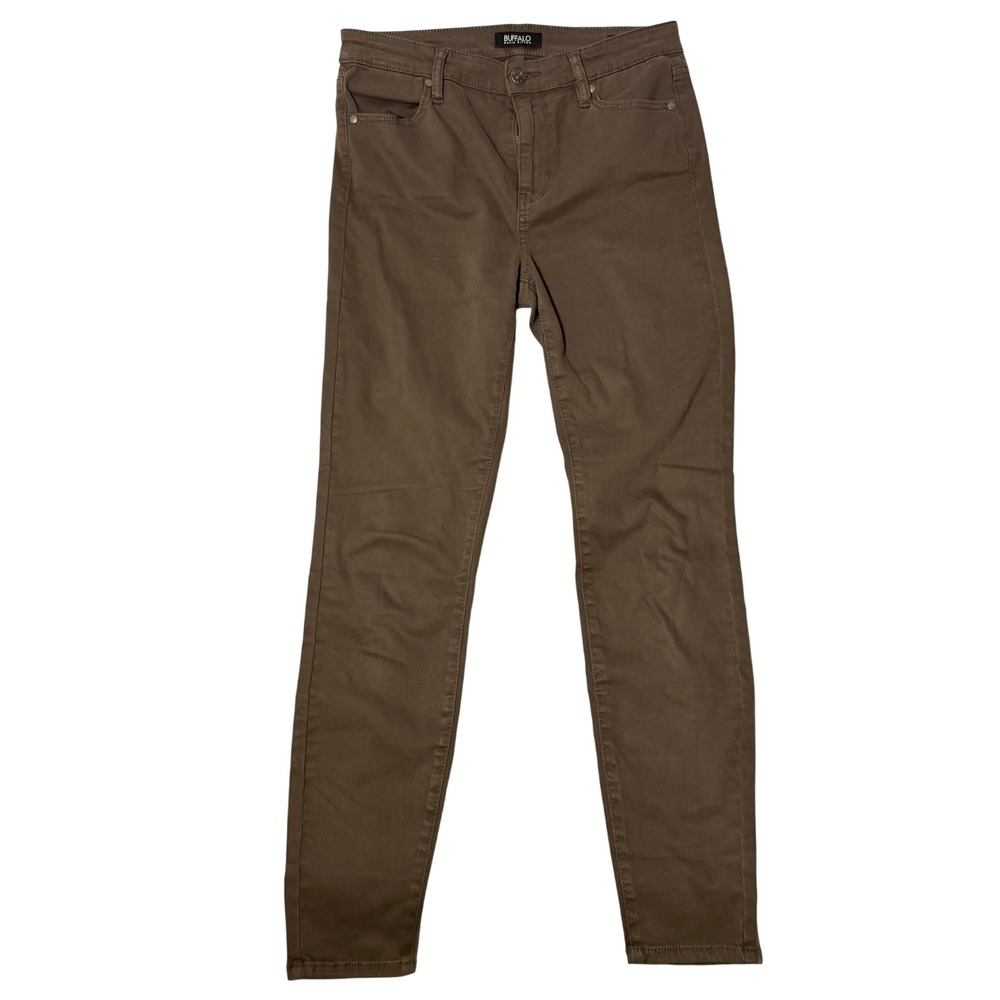 Buffalo David Bitton Hanna High Rise Skinny Jeans Brown Womens 4/27 Stretch